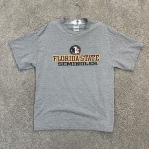 Delta Pro Weight Florida State Seminoles T Shirt Men Large Gray College Football